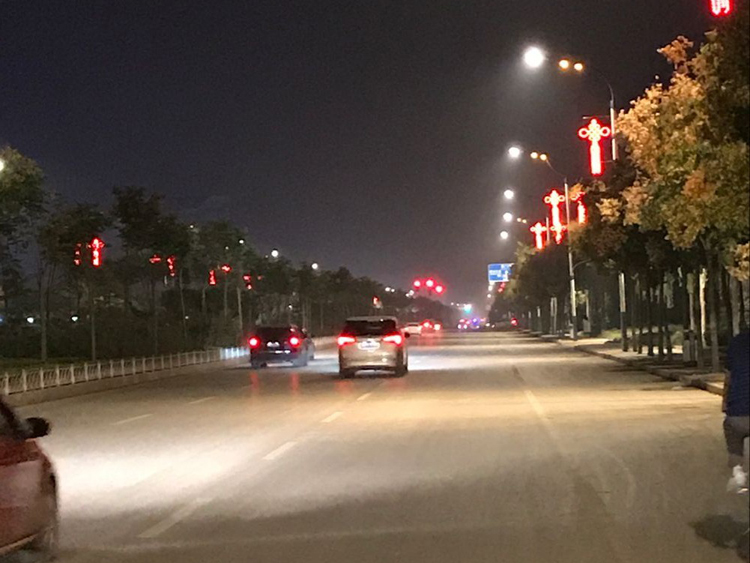 菏澤市鄆城縣水滸路、金河路照明改造